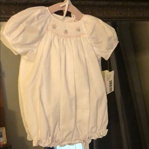 Newborn bubble bloomer with bonnet!